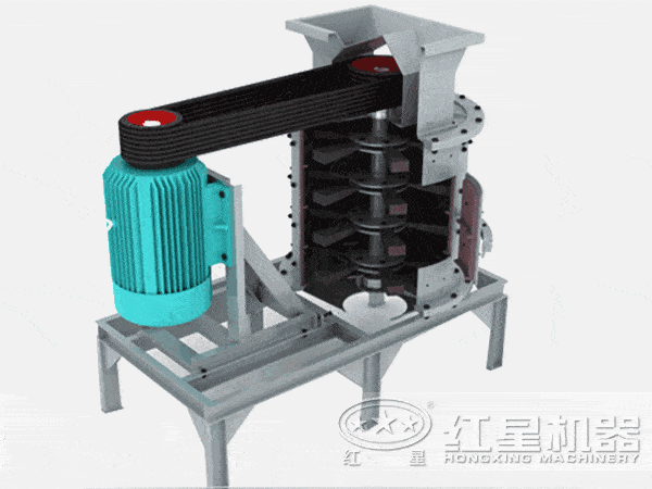 白云石復合式破碎機工作原理圖 白云石復合式破碎機工作原理圖