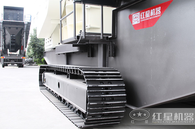 可移動建筑工地垃圾粉碎機，履帶液壓驅動